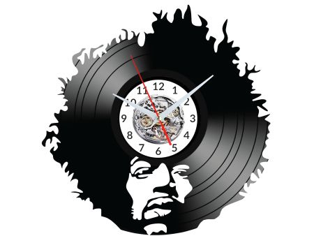 Jimmy Hendrix Vinyl Zegar Ścienny Płyta Winylowa Nowoczesny 
Dekoracyjny Na Prezent Urodziny