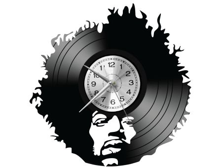 Jimmy Hendrix Vinyl Zegar Ścienny Płyta Winylowa Nowoczesny 
Dekoracyjny Na Prezent Urodziny