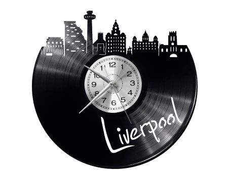 Liverpool Vinyl Zegar Ścienny Płyta Winylowa Nowoczesny 
Dekoracyjny Na Prezent Urodziny