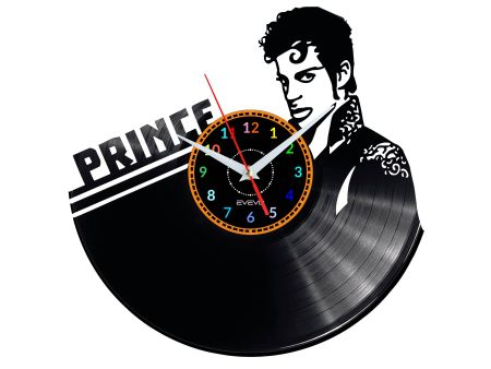 Prince Vinyl Zegar Ścienny Płyta Winylowa Nowoczesny 
Dekoracyjny Na Prezent Urodziny