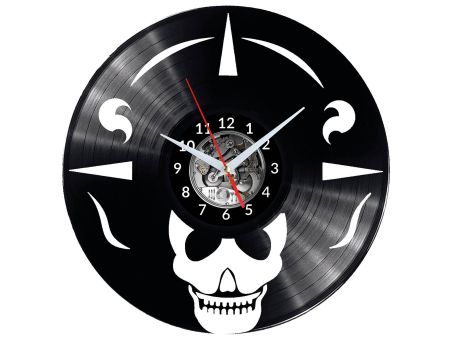 Skeleton Vinyl Zegar Ścienny Płyta Winylowa Nowoczesny 
Dekoracyjny Na Prezent Urodziny