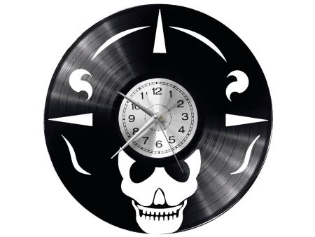 Skeleton Vinyl Zegar Ścienny Płyta Winylowa Nowoczesny 
Dekoracyjny Na Prezent Urodziny