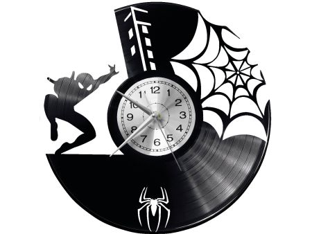 Spiderman Vinyl Zegar Ścienny Płyta Winylowa Nowoczesny 
Dekoracyjny Na Prezent Urodziny