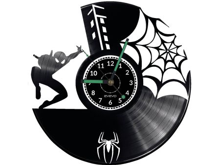 Spiderman Vinyl Zegar Ścienny Płyta Winylowa Nowoczesny 
Dekoracyjny Na Prezent Urodziny