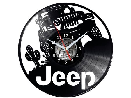  Jeep Vinyl Zegar Ścienny Płyta Winylowa Nowoczesny Dekoracyjny Na Prezent Urodziny