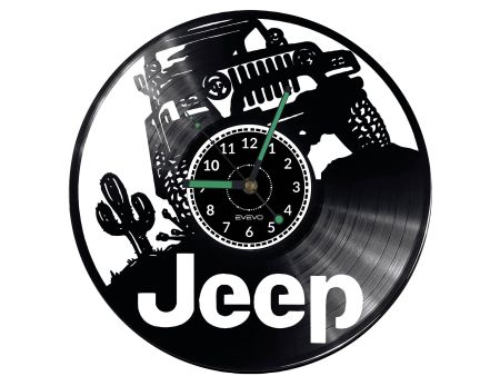  Jeep Vinyl Zegar Ścienny Płyta Winylowa Nowoczesny Dekoracyjny Na Prezent Urodziny