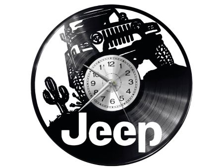  Jeep Vinyl Zegar Ścienny Płyta Winylowa Nowoczesny Dekoracyjny Na Prezent Urodziny