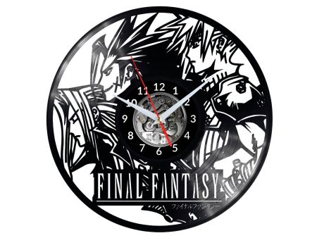 Final Fantasy Vinyl Zegar Ścienny Płyta Winylowa Nowoczesny Dekoracyjny Na Prezent Urodziny