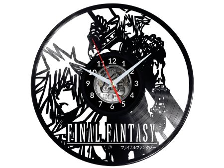 Final Fantasy Vinyl Zegar Ścienny Płyta Winylowa Nowoczesny Dekoracyjny Na Prezent Urodziny