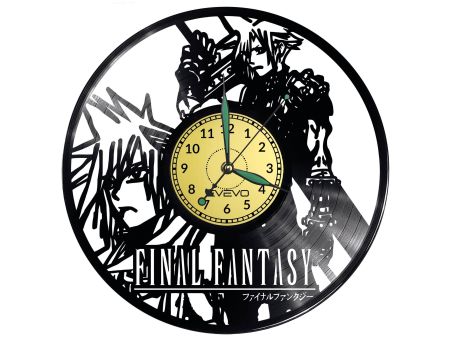 Final Fantasy Vinyl Zegar Ścienny Płyta Winylowa Nowoczesny Dekoracyjny Na Prezent Urodziny