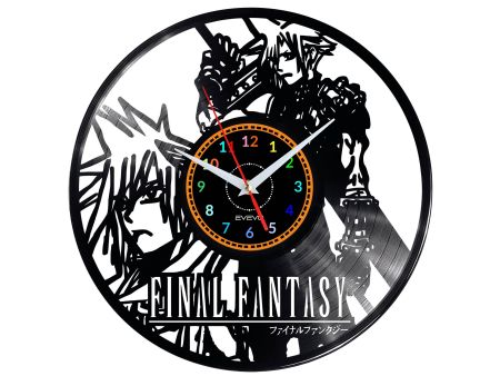 Final Fantasy Vinyl Zegar Ścienny Płyta Winylowa Nowoczesny Dekoracyjny Na Prezent Urodziny