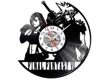 Final Fantasy Vinyl Zegar Ścienny Płyta Winylowa Nowoczesny Dekoracyjny Na Prezent Urodziny