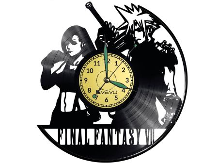 Final Fantasy Vinyl Zegar Ścienny Płyta Winylowa Nowoczesny Dekoracyjny Na Prezent Urodziny