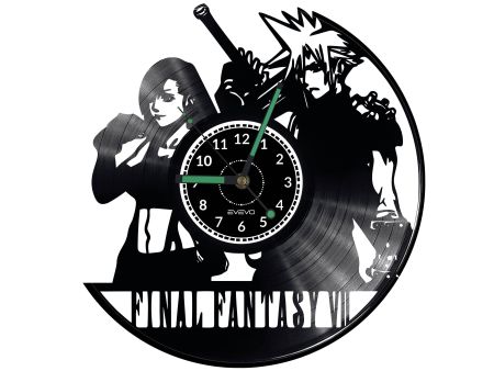 Final Fantasy Vinyl Zegar Ścienny Płyta Winylowa Nowoczesny Dekoracyjny Na Prezent Urodziny