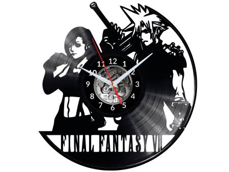 Final Fantasy Vinyl Zegar Ścienny Płyta Winylowa Nowoczesny Dekoracyjny Na Prezent Urodziny