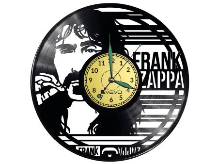 Frank Zappa Vinyl Zegar Ścienny Płyta Winylowa Nowoczesny Dekoracyjny Na Prezent Urodziny