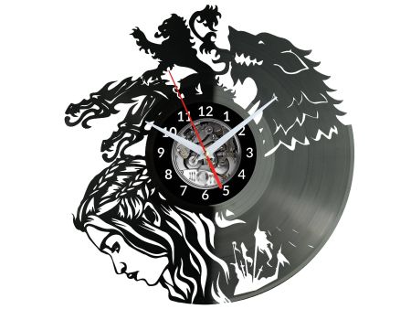 Game of Thrones Vinyl Zegar Ścienny Płyta Winylowa Nowoczesny Dekoracyjny Na Prezent Urodziny