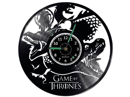 Game of Thrones Vinyl Zegar Ścienny Płyta Winylowa Nowoczesny Dekoracyjny Na Prezent Urodziny