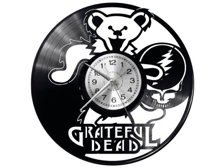 Grateful Dead Vinyl Zegar Ścienny Płyta Winylowa Nowoczesny Dekoracyjny Na Prezent Urodziny