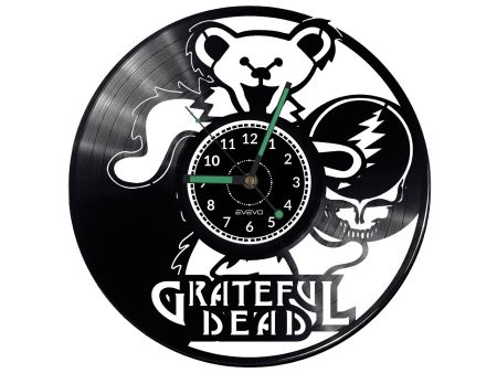 Grateful Dead Vinyl Zegar Ścienny Płyta Winylowa Nowoczesny Dekoracyjny Na Prezent Urodziny