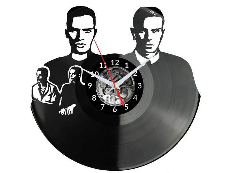 HURTS Vinyl Zegar Ścienny Płyta Winylowa Nowoczesny Dekoracyjny Na Prezent Urodziny