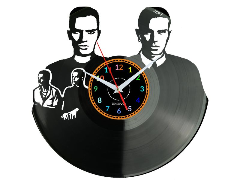 HURTS Vinyl Zegar Ścienny Płyta Winylowa Nowoczesny Dekoracyjny Na Prezent Urodziny