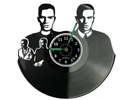 HURTS Vinyl Zegar Ścienny Płyta Winylowa Nowoczesny Dekoracyjny Na Prezent Urodziny