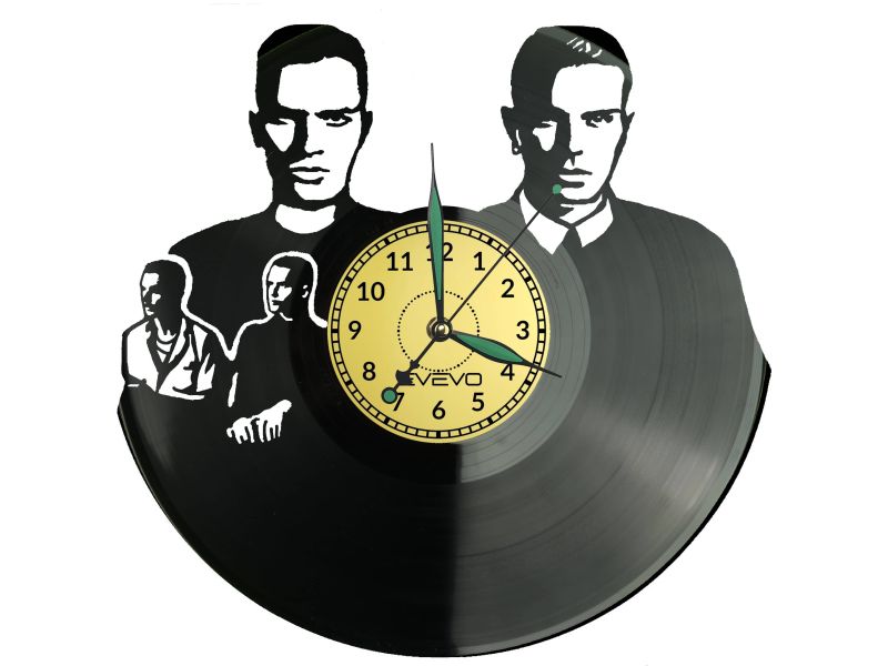 HURTS Vinyl Zegar Ścienny Płyta Winylowa Nowoczesny Dekoracyjny Na Prezent Urodziny