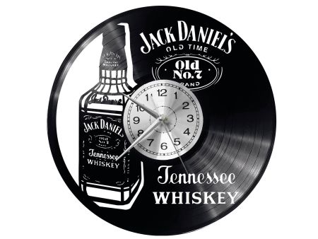 JACK DANIEL’S OLD Vinyl Zegar Ścienny Płyta Winylowa Nowoczesny Dekoracyjny Na Prezent Urodziny