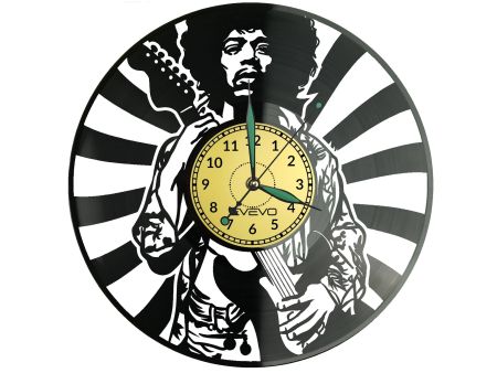 JIMI HENDRIX Vinyl Zegar Ścienny Płyta Winylowa Nowoczesny Dekoracyjny Na Prezent Urodziny