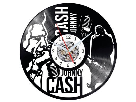 Johnny Cash Vinyl Zegar Ścienny Płyta Winylowa Nowoczesny Dekoracyjny Na Prezent Urodziny