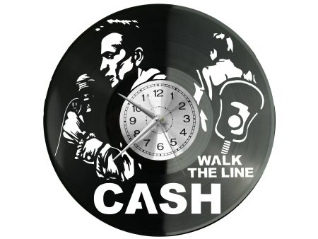 Johnny Cash Vinyl Zegar Ścienny Płyta Winylowa Nowoczesny Dekoracyjny Na Prezent Urodziny