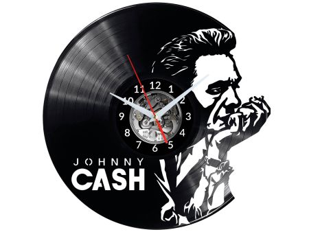 Johnny Cash Vinyl Zegar Ścienny Płyta Winylowa Nowoczesny Dekoracyjny Na Prezent Urodziny