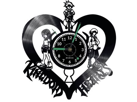 Kingdom Hearts Vinyl Zegar Ścienny Płyta Winylowa Nowoczesny Dekoracyjny Na Prezent Urodziny