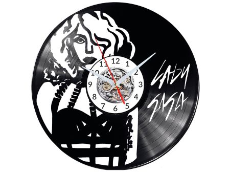 LADY GAGA Vinyl Zegar Ścienny Płyta Winylowa Nowoczesny Dekoracyjny Na Prezent Urodziny