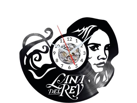 Lana Del Rey Vinyl Zegar Ścienny Płyta Winylowa Nowoczesny Dekoracyjny Na Prezent Urodziny