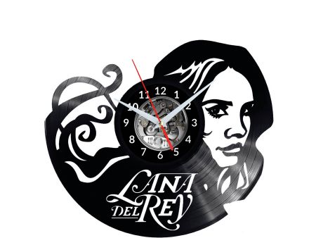 Lana Del Rey Vinyl Zegar Ścienny Płyta Winylowa Nowoczesny Dekoracyjny Na Prezent Urodziny