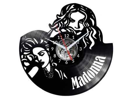 Madonna Vinyl Zegar Ścienny Płyta Winylowa Nowoczesny Dekoracyjny Na Prezent Urodziny