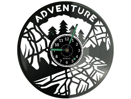 Adventure Vinyl Zegar Ścienny Płyta Winylowa Nowoczesny Dekoracyjny Na Prezent Urodziny