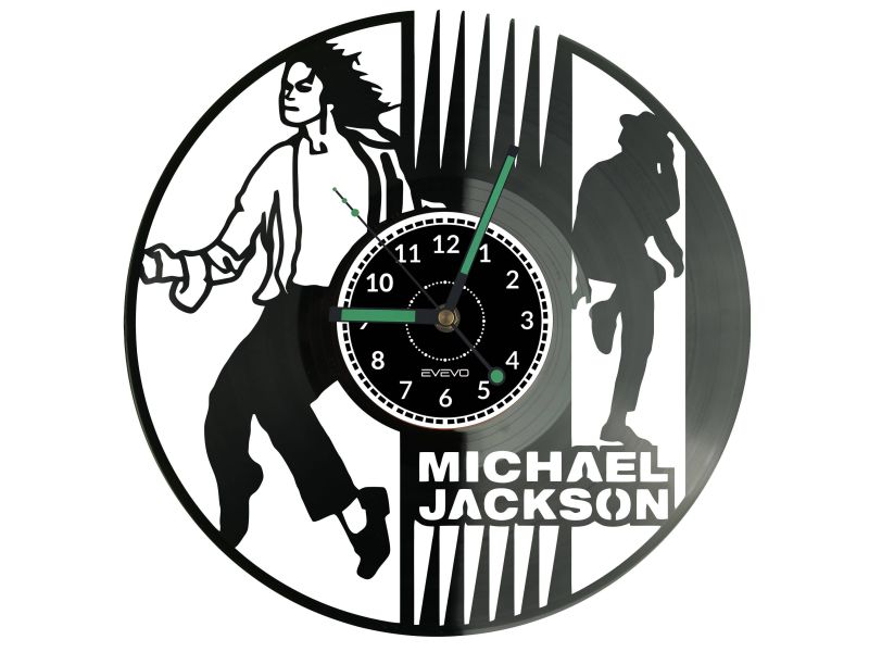 Michael Jackson Vinyl Zegar Ścienny Płyta Winylowa Nowoczesny Dekoracyjny Na Prezent Urodziny