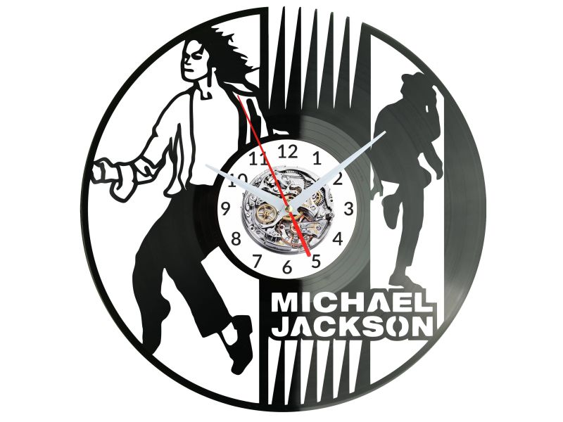 Michael Jackson Vinyl Zegar Ścienny Płyta Winylowa Nowoczesny Dekoracyjny Na Prezent Urodziny