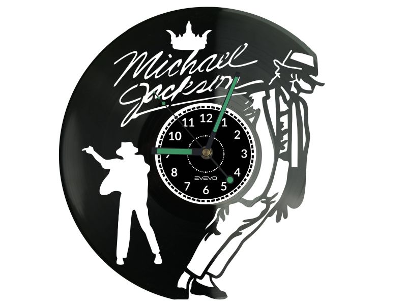 Michael Jackson Vinyl Zegar Ścienny Płyta Winylowa Nowoczesny Dekoracyjny Na Prezent Urodziny