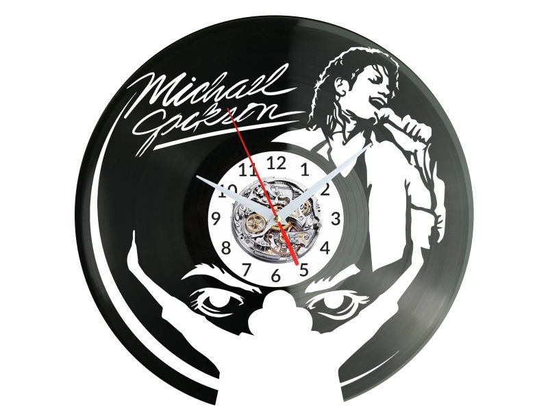 Michael Jackson Vinyl Zegar Ścienny Płyta Winylowa Nowoczesny Dekoracyjny Na Prezent Urodziny