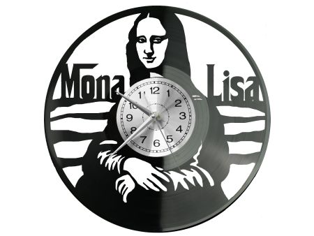 Mona Lisa Vinyl Zegar Ścienny Płyta Winylowa Nowoczesny Dekoracyjny Na Prezent Urodziny