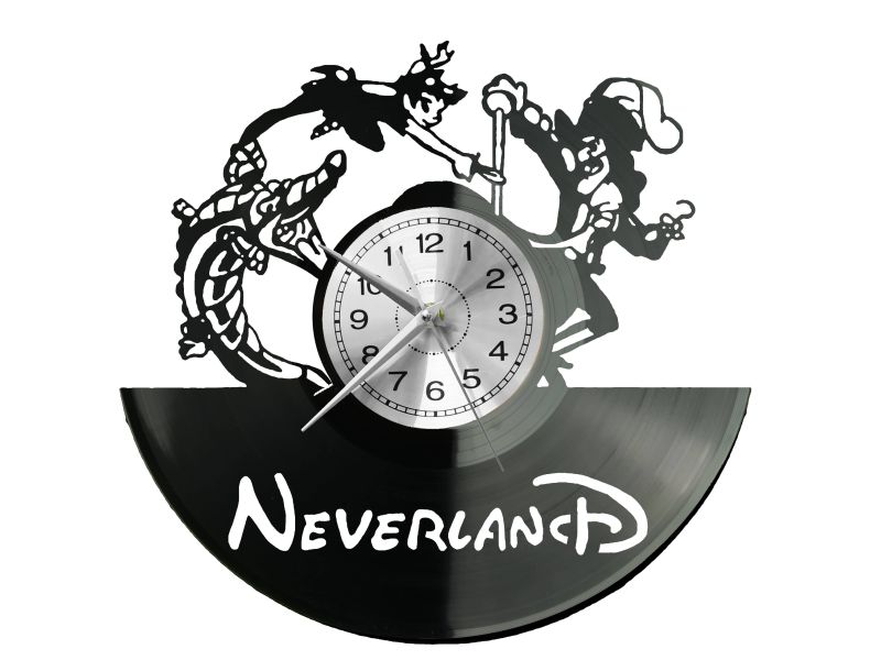 NEVERLAND SPECIAL Vinyl Zegar Ścienny Płyta Winylowa Nowoczesny Dekoracyjny Na Prezent Urodziny