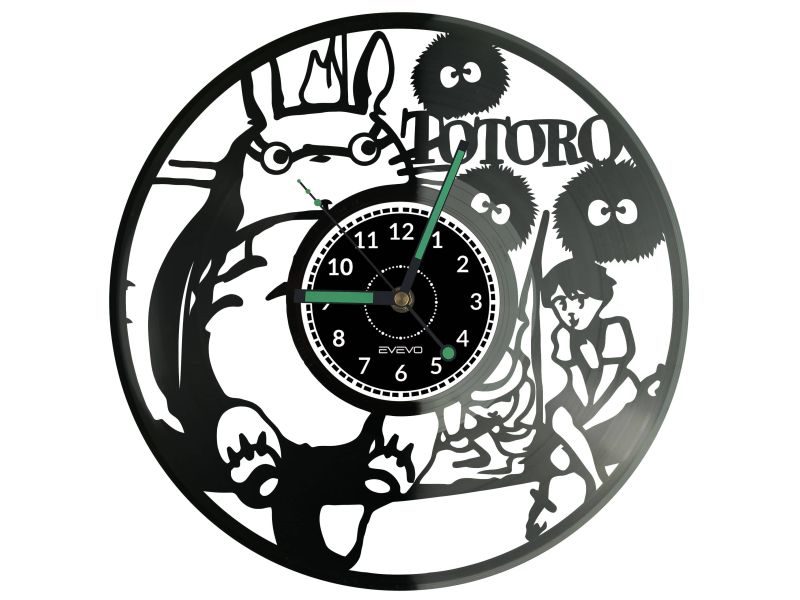 My Neighbor Totoro Vinyl Zegar Ścienny Płyta Winylowa Nowoczesny Dekoracyjny Na Prezent Urodziny