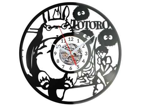 My Neighbor Totoro Vinyl Zegar Ścienny Płyta Winylowa Nowoczesny Dekoracyjny Na Prezent Urodziny