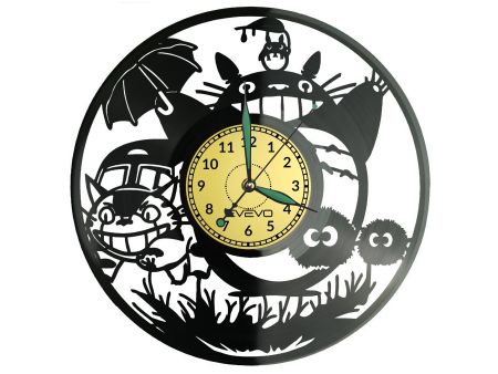 My Neighbor Totoro Vinyl Zegar Ścienny Płyta Winylowa Nowoczesny Dekoracyjny Na Prezent Urodziny