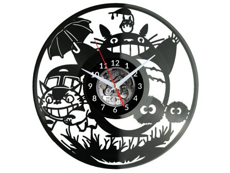 My Neighbor Totoro Vinyl Zegar Ścienny Płyta Winylowa Nowoczesny Dekoracyjny Na Prezent Urodziny