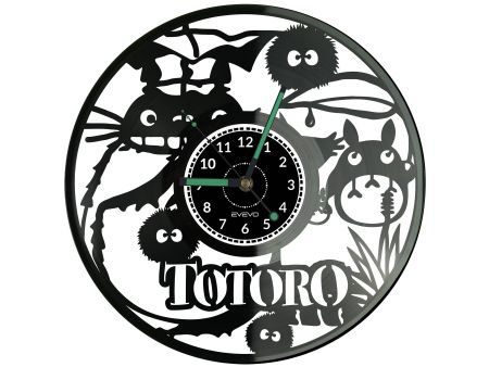 My Neighbor Totoro Vinyl Zegar Ścienny Płyta Winylowa Nowoczesny Dekoracyjny Na Prezent Urodziny